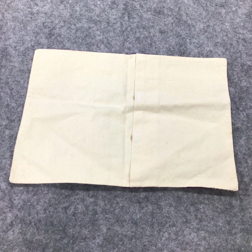 Josey Miller Pillow Sham Trellis Mica Embroidered Wool Cotton Made In India NWT